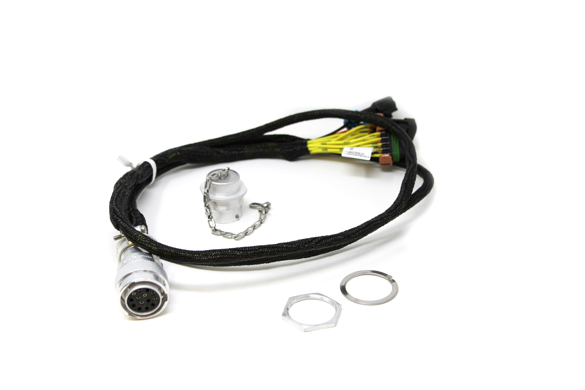 Genuine Bobcat Snowblower 14-Pin Harness Kit, 6728165 showing all the parts included in the kit.