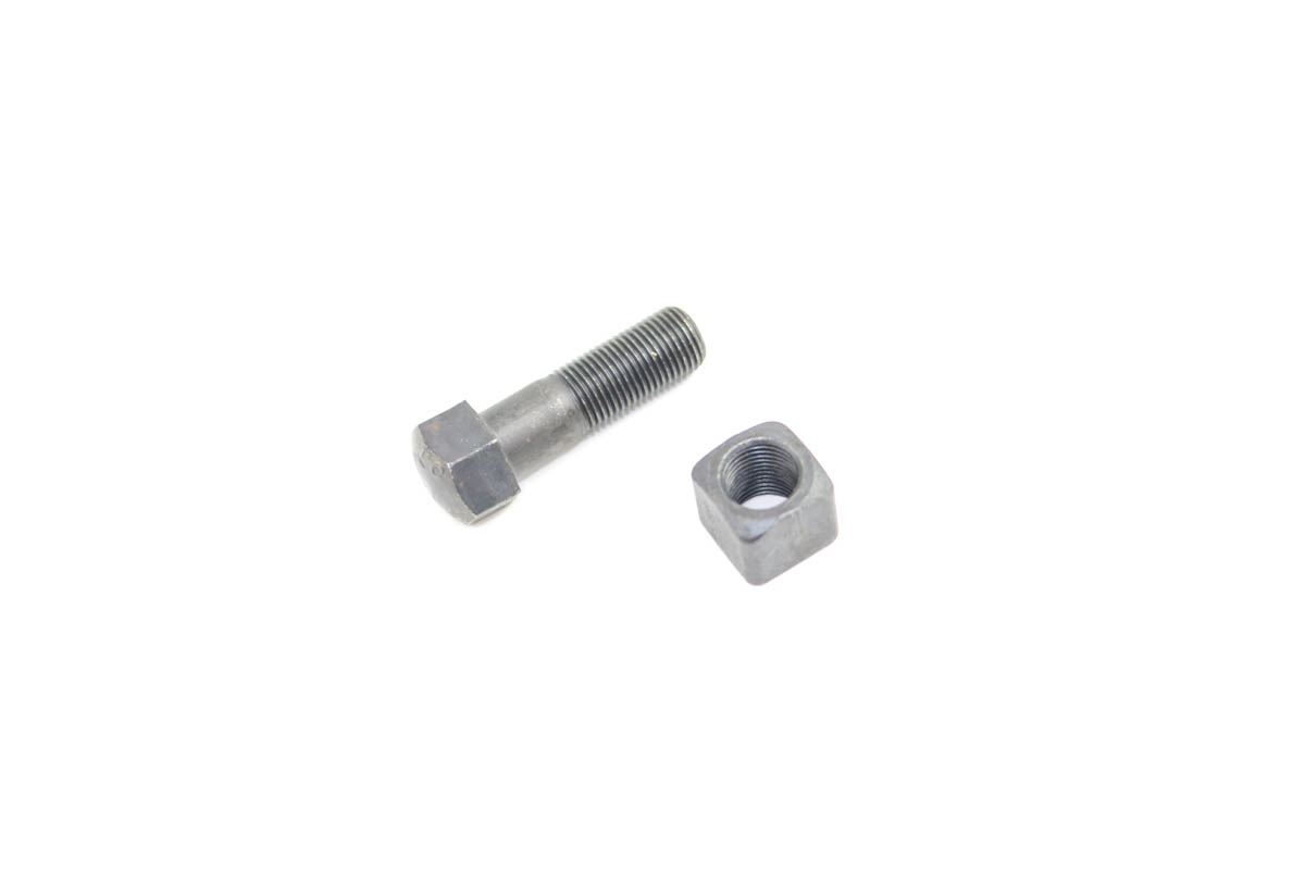 Genuine Bobcat Hex Bolt w/ Square Nut, 7383312 showing hex nut and square bolt.
