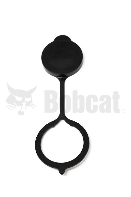 Genuine Bobcat Washer Bottle Cap, 7163263 showing cap and loop.