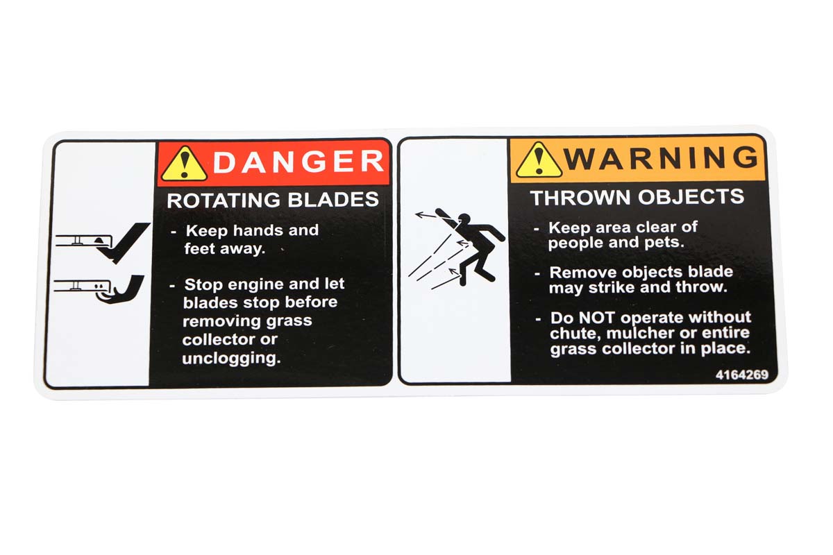 Genuine Bobcat Decal Warning 4164269 showing view 2