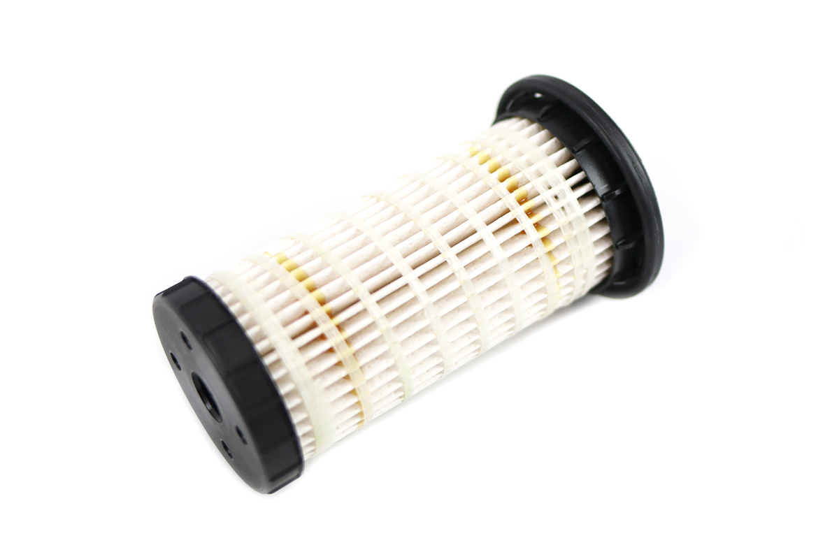 Genuine Bobcat Fuel Filter, 7381442 showing the filter media.