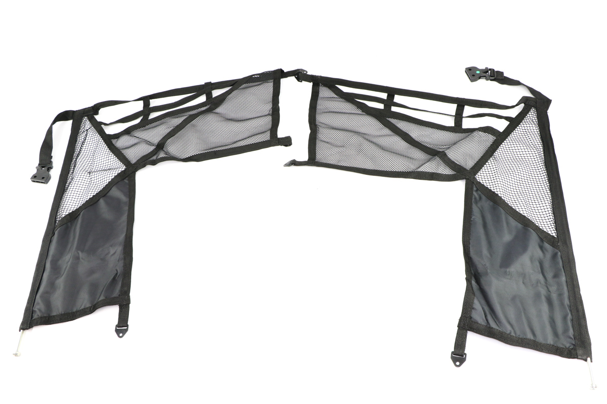 Genuine Bobcat Net Side Kit 7265900 showing two side nets for extra protection while riding in the UTV.