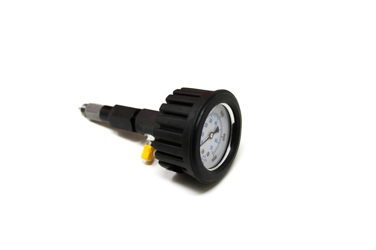 Genuine Bobcat Nitrogen Breaker Tester, 7390930 showing the gauge and adapter.