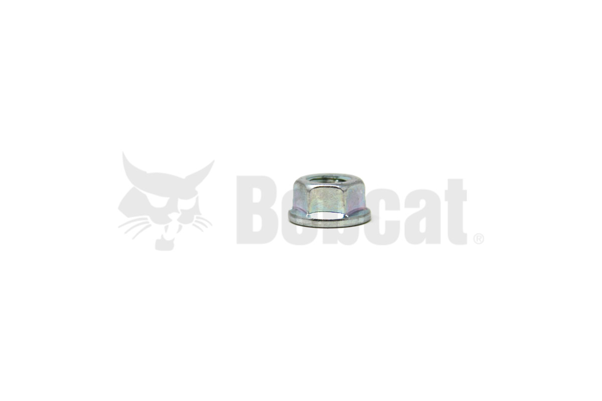 Genuine Bobcat Nut, 6670533 side view. 