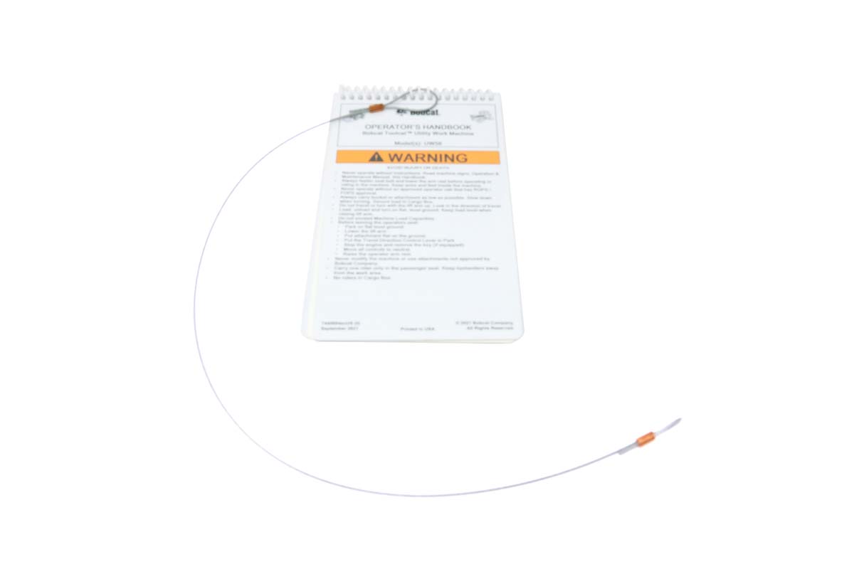 Operator's Hand Book With Wire Rope for Toolcat™ Work Machines, 7367888ENUS