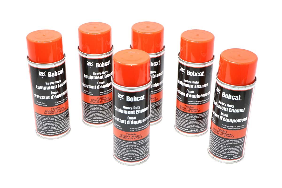 Genuine Bobcat Orange Spray Paint (6PK), 7305844 showing view 1
