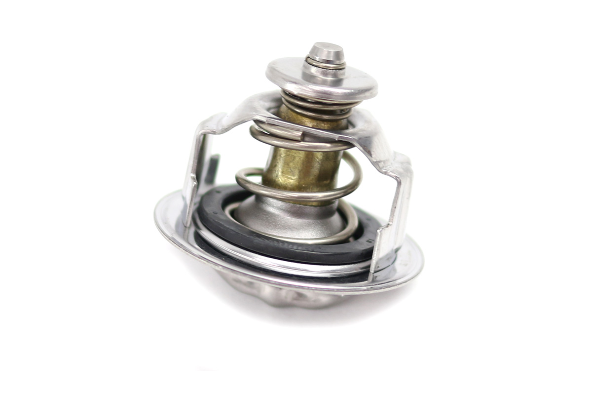 Genuine Bobcat Thermostat 6680850 showing secondary valve and spring.