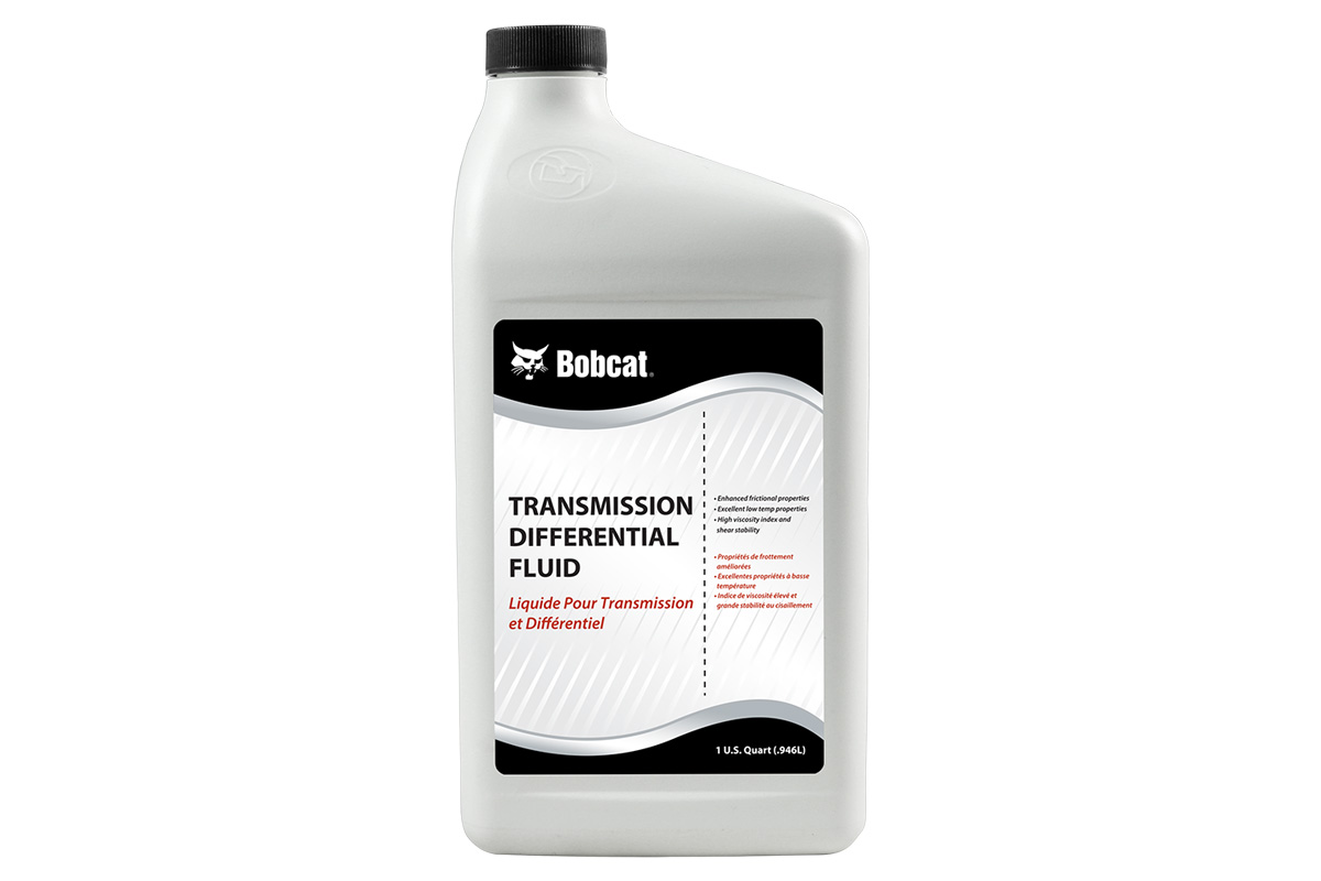 Genuine Bobcat Transmission Differential Fluid 1 Quart 6687120 showing front bottle label.