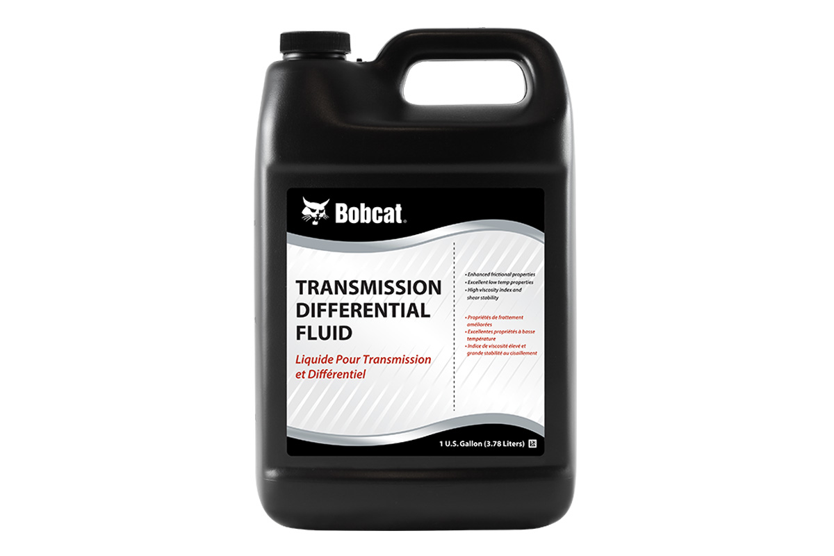 Genuine Bobcat Transmission Differential Fluid 1 Gallon 6988098 showing front bottle label.