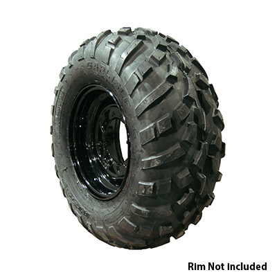 Genuine Bobcat UTV Rear Mud Tire, 7027147, with aggressive and wide tread.