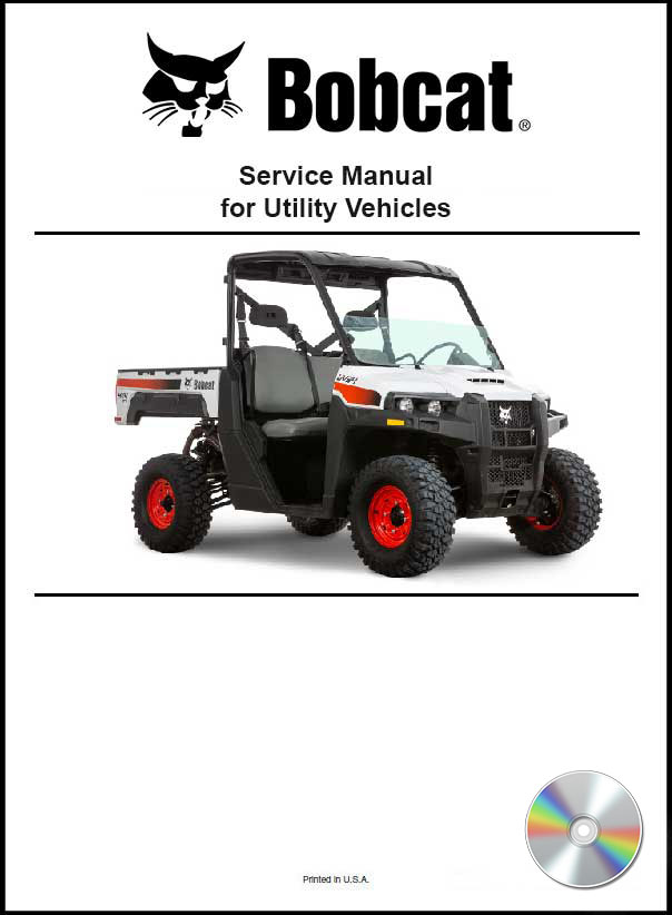 3200 Utility Vehicle Service Manual on CD, 6989598ENUSCD