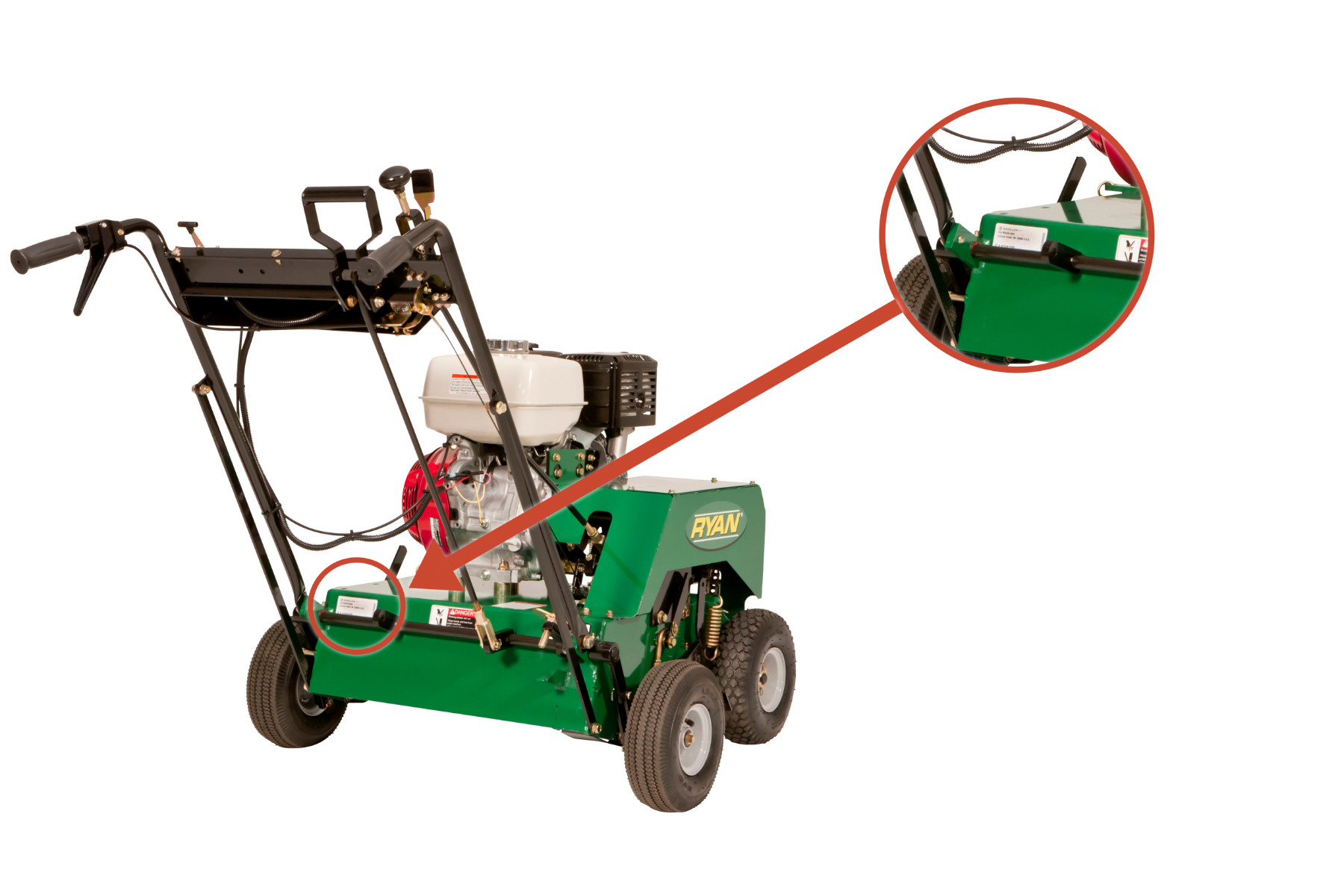 Dethatcher Serial Number Location